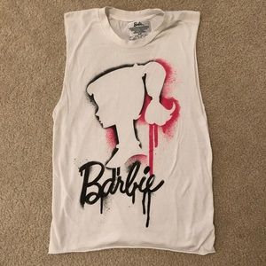 Barbie tank top/muscle tee